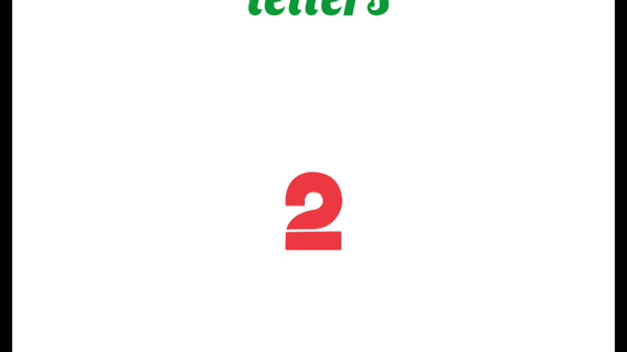 Find the missing letters