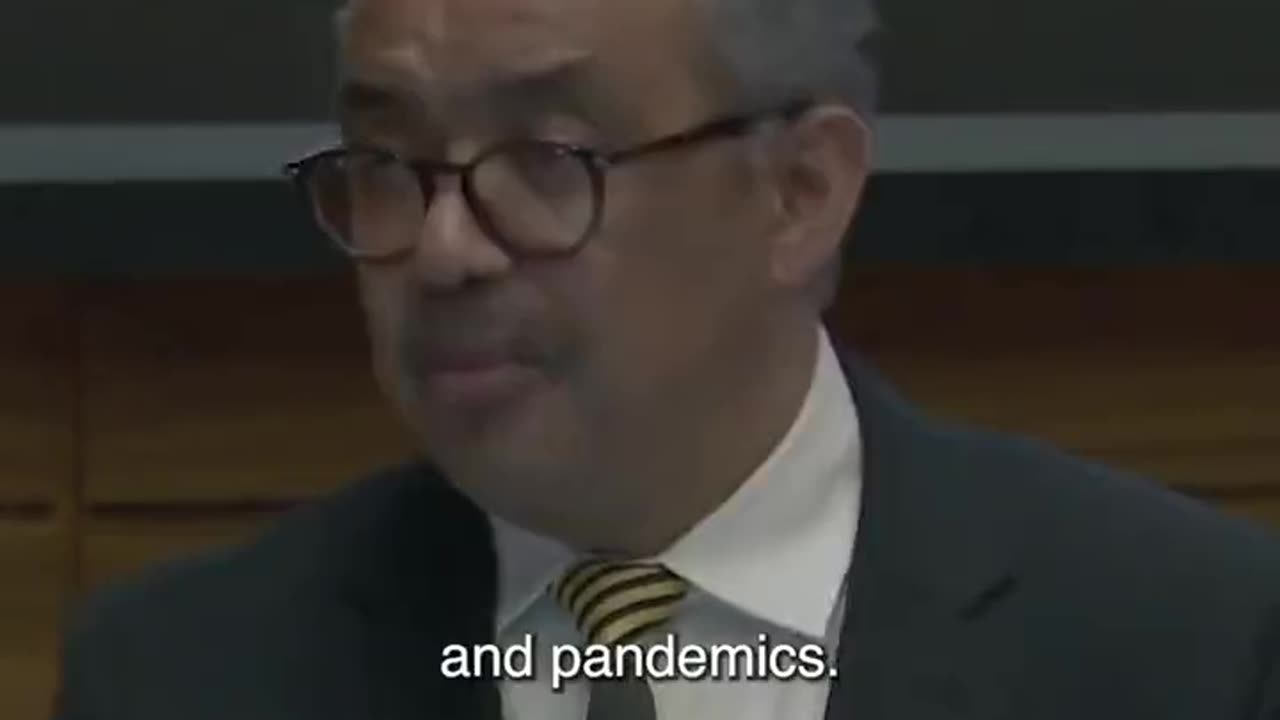 The Pandemic Accord will not give WHO power to dictate policy to any country" said Tedros.