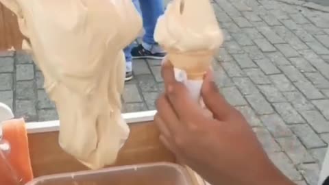 REAL HANDMADE ice cream lol, anyone dare to try???, one of extreme culinary.