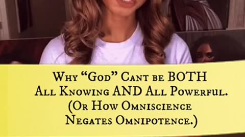 Why “God” can’t be BOTH all-knowing AND all-powerful￼.