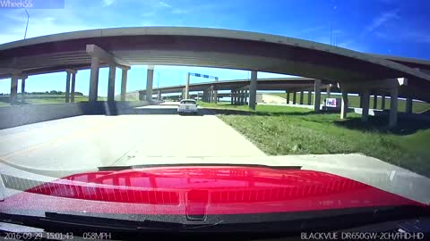 Semi Truck Flips Over