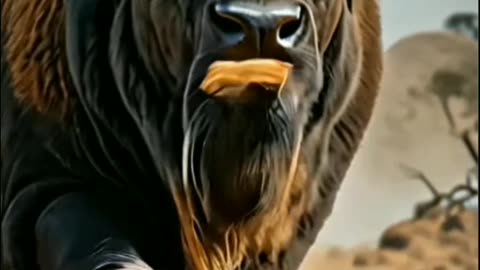 The alfa lion in forest cartoon video toddlers