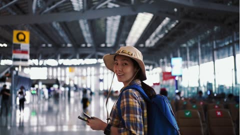 Slowmo in airport