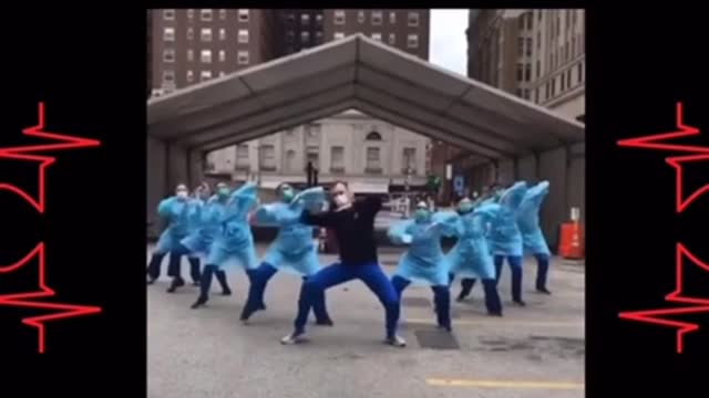 Tik tok nurses dancing to no vote no vucking song