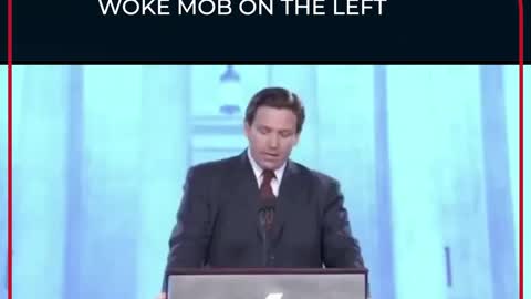 Desantis speaks to standing up to the woke left mob