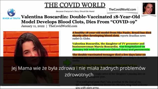 Zdrowa 18 latka Umiera po szprycy