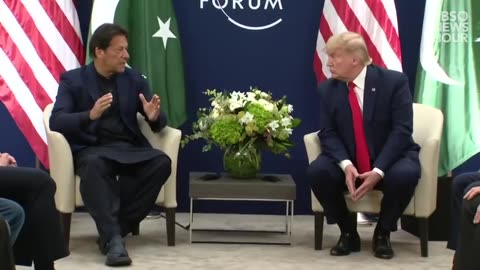 Donald Trump talking with Pakistan x prime minister IMRAN KHAN