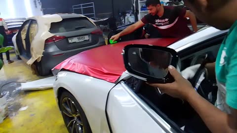 How to remove car 🚗body parts and start a wrap.
