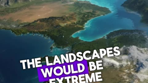 What If Earth Was Half Land and Half Water?