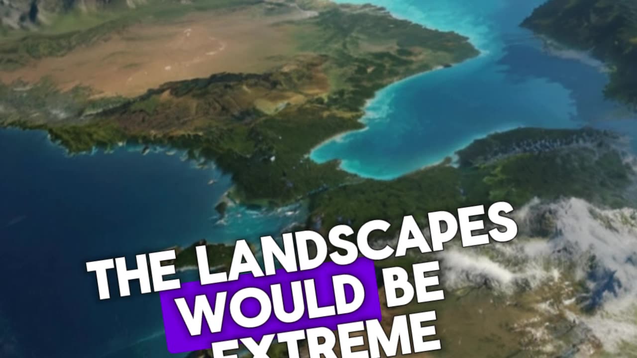 What If Earth Was Half Land and Half Water?