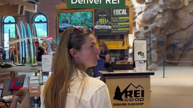 First time walking into theDenver REI
