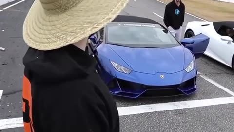 SUPER CAR RACE WHO EVER WINS CAN KEEP LAMBORGHINI