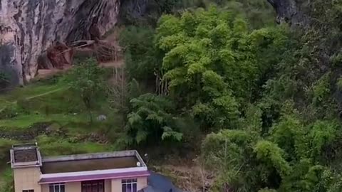 A family in the mountains