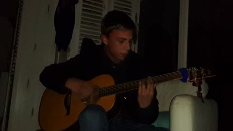Guitar player brings on the magic