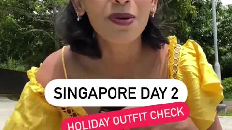 Travel Outfit check - Day 2 in Singapore✨