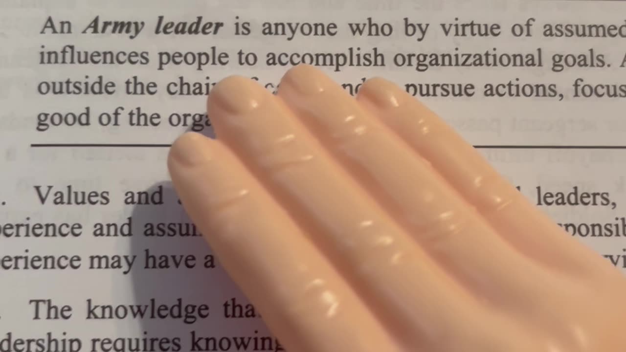 Tuesday read time with SPH featuring FM 6-22! #tinyhands #funnyvideos #funny #leadership
