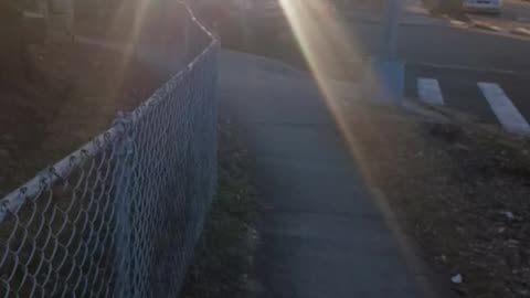 Shadow and sunset