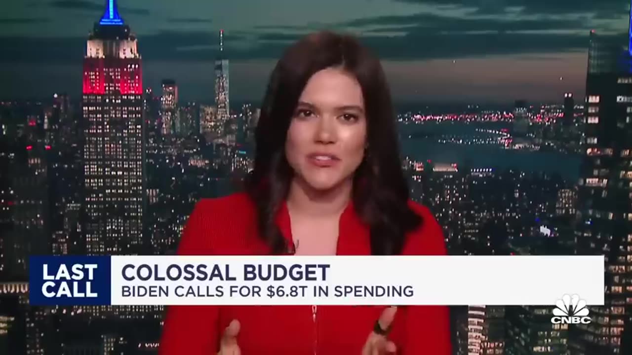 COLOSSAL BUDGET BIDEN CALLS FOR $6.8T IN SPENDING