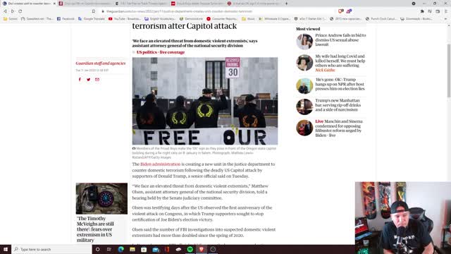 Episode 3. DOJ to go after "Domestic Terrorists"