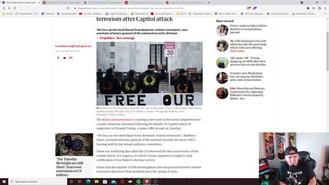 Episode 3. DOJ to go after "Domestic Terrorists"