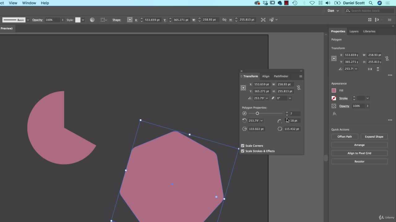 Using Live Shape Effects in Adobe Illustrator CC