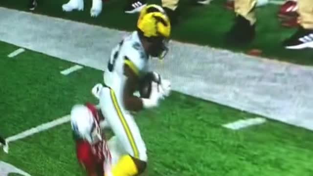 Michigan interception vs Rutgers