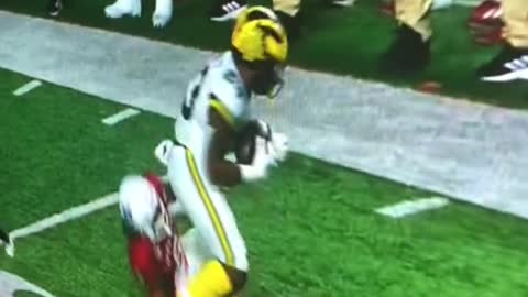 Michigan interception vs Rutgers