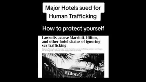 Hotels and Human Trafficking ..