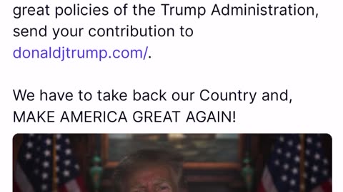 Donald J. Trump We have to take back our Country & MAKE AMERICA GREAT AGAIN! Mar 30, 2023