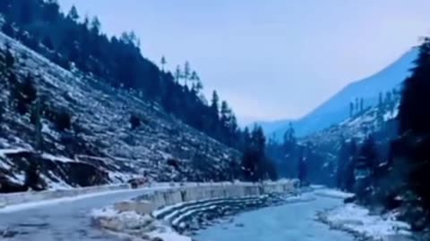 Beautiful Kalam Road KPK Pakistan