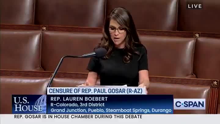 Lauren Boebert slamming incest, terrorism, and treason by Democrats