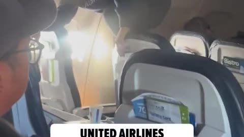 man tries destroying his airplane seat.