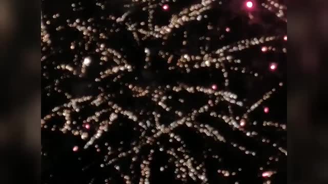 Beautiful firework display