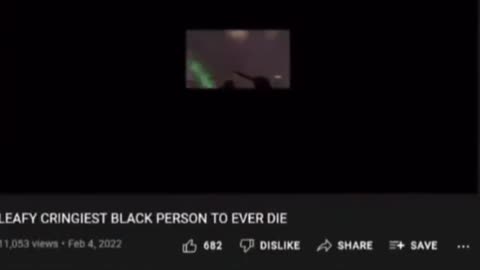 LEAFY CRINGES BLACK PERSON TO EVER DIE