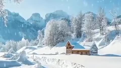 Snowing