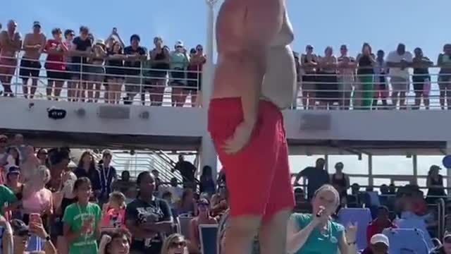 Dad hit an emote before he jumped 🤣 (via @taylor) #shorts