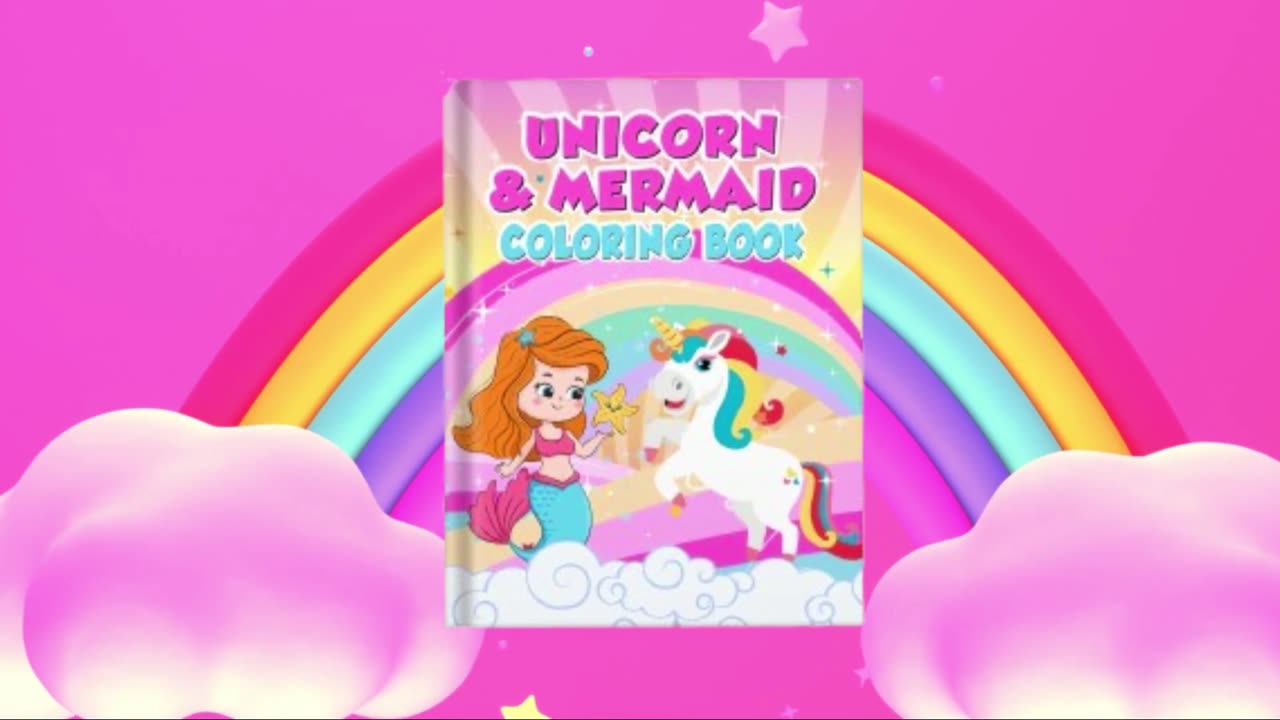 UNICORN & MERMAID COLORING BOOK