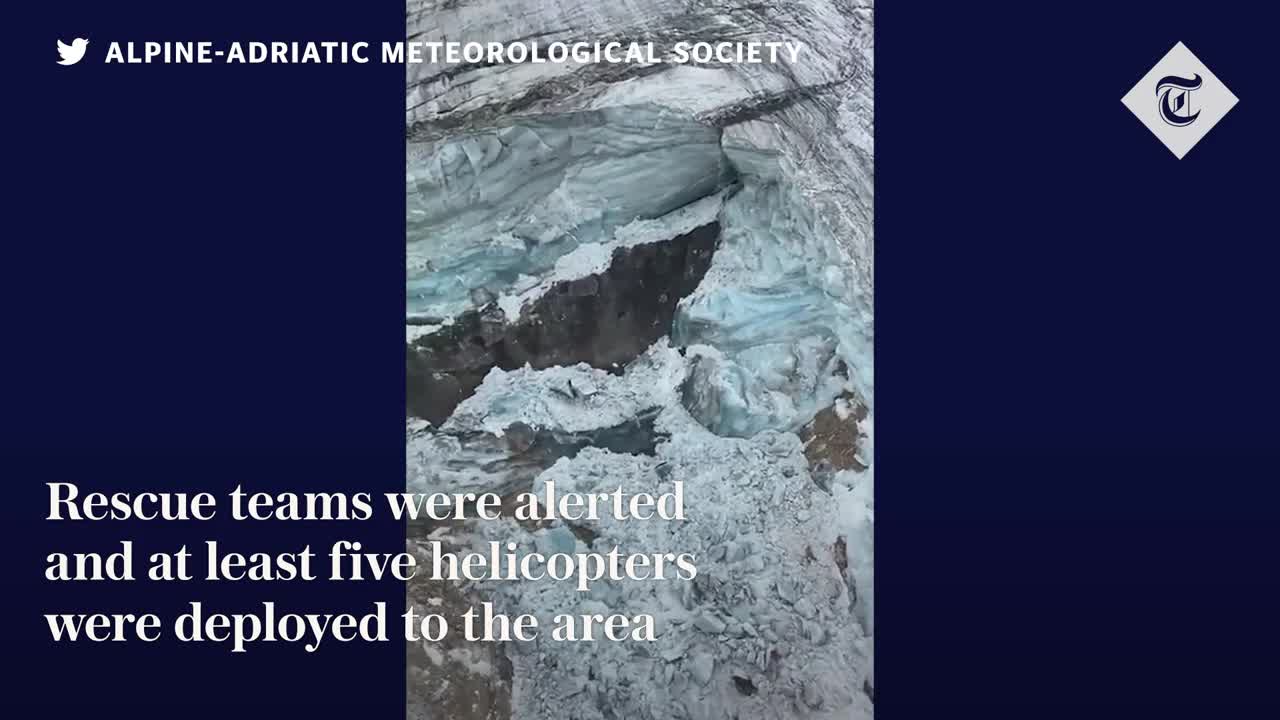 Six killed as heatwave causes avalanche on mountain Marmolada in northeastern Italy