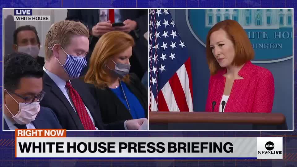 Psaki Fumes While Grilled on Maskless Biden