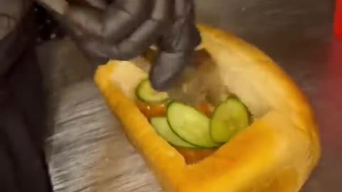 shawarma in bread