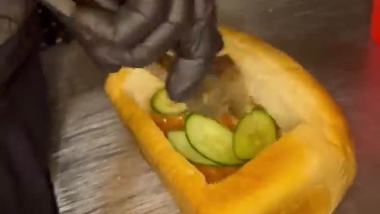 shawarma in bread