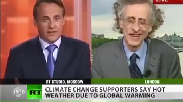 Astrophysicist Piers Corbyn debunks climate change