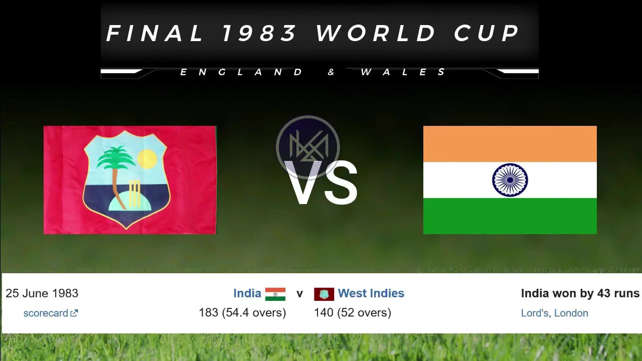 1983 Cricket World Cup History | ODI Cricket World Cup