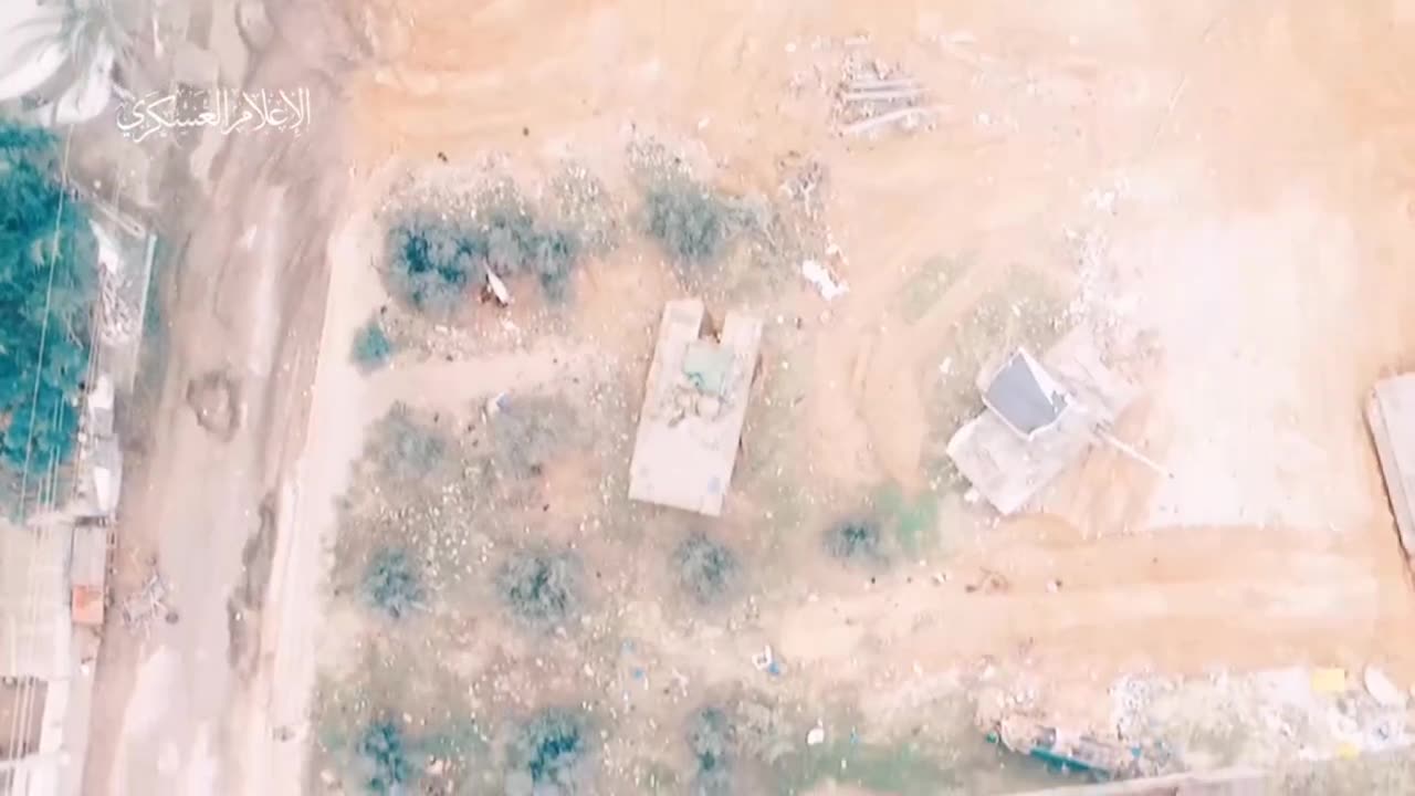 Hamas released footage of its forces fighting Israeli forces in Khan Younis, Gaza Strip.