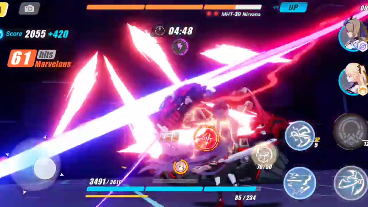 Honkai Impact 3rd - Memorial Arena Vs Nirvana S Difficulty May 14 2022