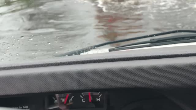 Lost U-Haul in Hurricane Flood