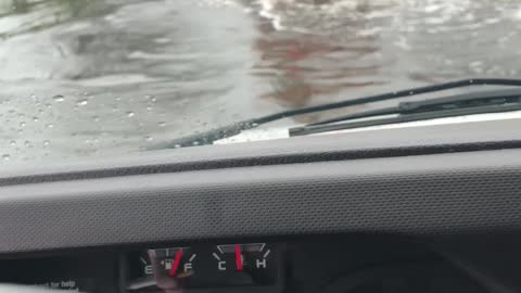 Lost U-Haul in Hurricane Flood