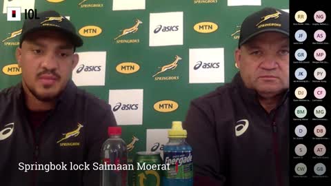 Salmaan Moerat on first Springbok start: I’m a bit nervous, but excited