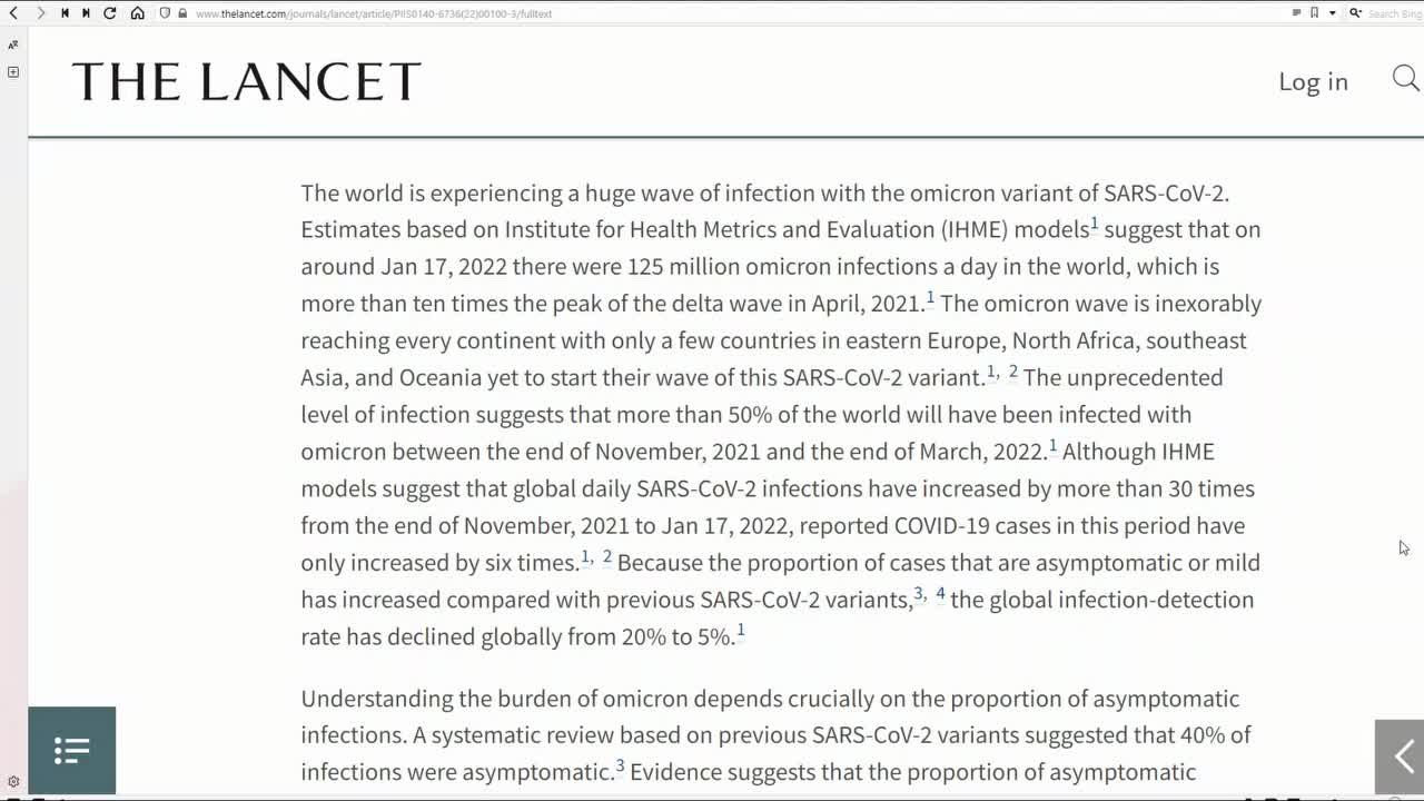 Covid 19 is Ending Says Prominent Medical Journal, the Lancet