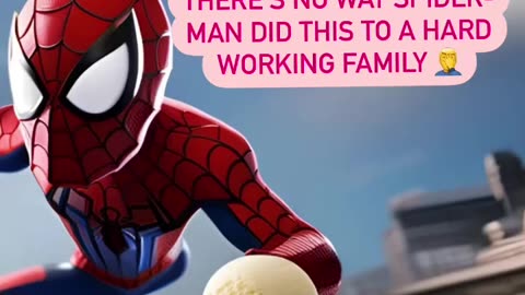 DANG SPIDER-MAN STEALING ICE CREAM